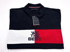 Tommy Hilfiger x DJ Khalid XXL We The Best Kurzarm Poloshirt NEU Neu mit Etikett - Bild 1 von 4
