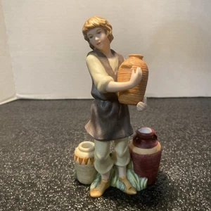 Thomas Kinkade Nativity “Dutiful Peasant” Figurine 2004 Hawthorne Village - Picture 1 of 6