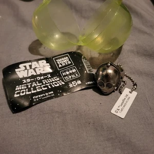 Star Wars Metal Ring Collection C3PO Figure Capsule Toy JAPAN - Picture 1 of 3