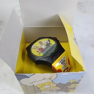 The Simpsons Homer Simpson Talking Watch Mmm Burger 2002 Burger King Collectible - Picture 1 of 8