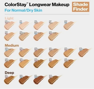 2X Revlon ColorStay 24HRS Liquid Foundation Normal Dry Skin SPF 20 YOU CHOOSE - Image 1 of 2