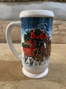 2007 BUDWEISER Holiday Beer Stein CS678 Anheuser Busch Clydesdale - Picture 1 of 11
