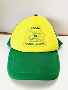 Sombrero de camionero ajustable Stranger Things Camp Know Where para hombre nuevo Netflix - Imagen 1 de 8