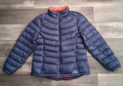 L.L. Bean 850 Ultralight Down Jacket DownTek Navy Orange Size Large P NWOT  - Image 1 of 4