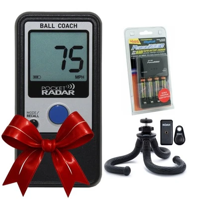 Pocket Radar Ball Coach Pro Level Speed Training Tool and Radar Gun Bundle - Image 1 of 4