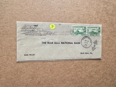 Ethiopia 1951 Cover(127) +Franking #C24 +US Diplomatic Pouch +Plane Over Volcano - Image 1 of 3