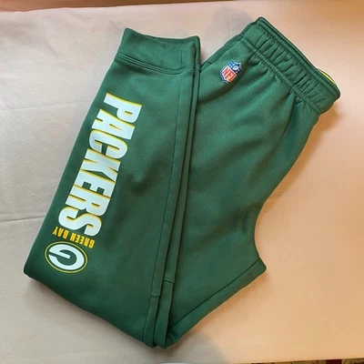 NFL Green Bay Packers Kids XL 18 / 20 On-Field Apparel Dri-Fit Sweatpants - Image 1 of 4