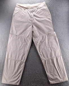 VINTAGE Levi Cargo Pants Mens 34x32 Beige Red Tab Baggy Streetwear 2000 Y2K RARE - Picture 1 of 14