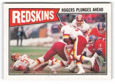 1987 Topps #63c George Rogers Washington Redskins - Image 1 of 2
