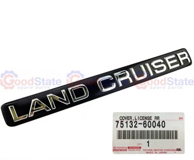 Genuine Toyota LandCruiser 105 Series FZJ Back License Plate Lamp Badge Emblem - Image 1 of 2