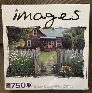 750 Piece "Country Cabin" Jigsaw Puzzle - 23.5" x 15.5" - 686141435705 * NEW - Picture 1 of 5