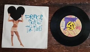 Prince Sign of The Times 45 RPM Record with Pic Sleeve Vintage 80's La La La - Picture 1 of 7