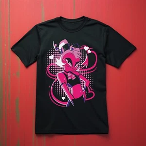 Moxxie Lindo Corazón Camisa Adultos Anime Programa de Televisión Camiseta Animada Hotel Musical Top - Imagen 1 de 7