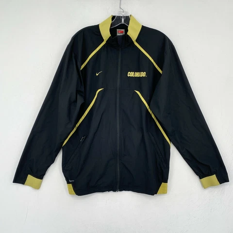 Colorado University Buffaloes Nike Storm Fit Full Zip Jacket Adult XS Black Gold Cover