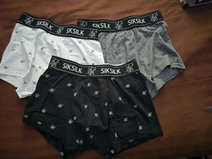 Sik Silk 3 Pack Boxers Size L - Picture 1 of 1