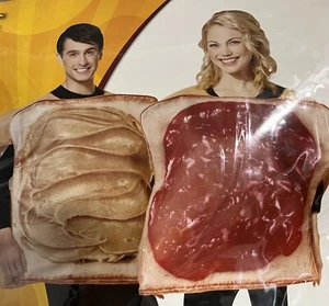 PAREJA DISFRACES HALLOWEEN MANTEQUILLA DE MANÍ Y TÚNICAS DE GELATINA - Imagen 1 de 5