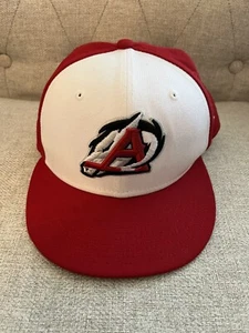 Gorra de béisbol Arkansas Travelers New Era 59Fifty talla 7 1/4 ajustada roja MiLB - Imagen 1 de 6