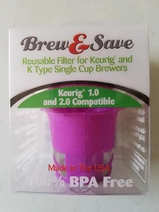 Brew & Save Reusable Filter for Keurig and K Type Single Cup Brewers - Picture 1 of 4