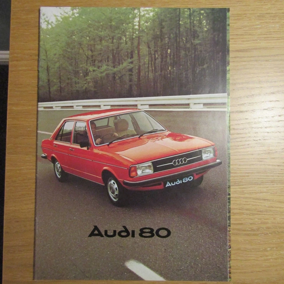 AUDI 80 L LS GLS Saloon Estate UK Market Sales Brochure 1976 - Image 1 of 1