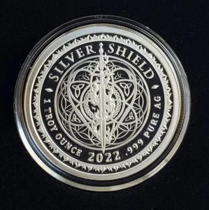 1 oz .999 Silver Shield proof Richard Nixon COA BOX SSG Limited President 2022 - Picture 1 of 9