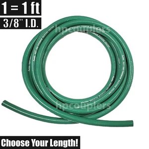 3/8" ID FlexFab 5521 Green Silicone Heater Hose 10mm 350F Radiator Coolant .38" - Picture 1 of 2