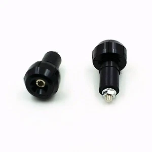 Black 7/8" 22mm Handlebar Bar Ends For Honda CBR Yamha YZF Suzuki DRZ Universal - Picture 1 of 4