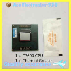Intel Core 2 Duo T7600 2.33 GHz CPU 4M Cache 667 MHz FSB Processor Socket M - Picture 1 of 2