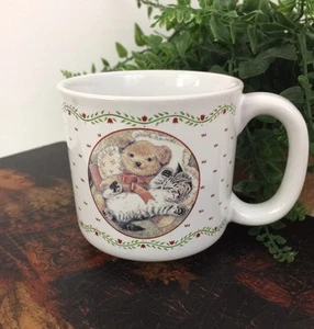 Hamilton Collection Bedtime Buddies Baby Cup Pam Cooper Kitten Encounters 1990 - Picture 1 of 8