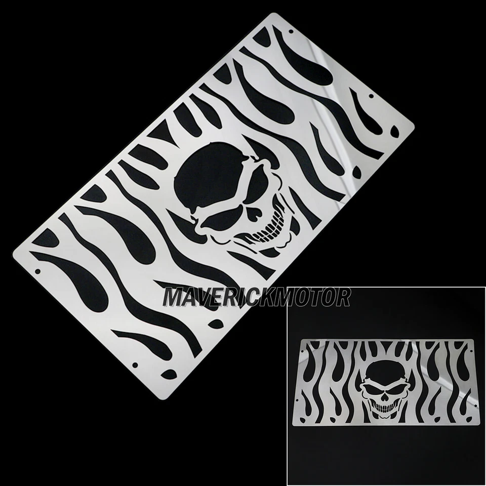 Protector de cubierta de rejilla de radiador calavera para Honda Valkyrie GL 1500 GL1500 todo el año Foto 1 de 4