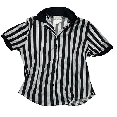 Underwraps Women Referee Fitted Shirt Halloween Costume Adult Size XXL - Image 1 of 4