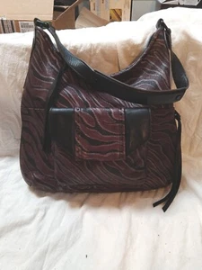 AIMEE KESTENBERG LEATHER HObo WHEN IN MILAN Expandable Shoulder Bag Purse - Picture 1 of 9