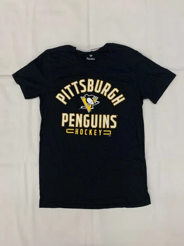 Fanatics Pittsburgh Penguins NHL Short Sleeve Tee Men's S Black QF6E127A2GT8U9 Cover