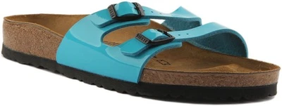 BIRKENSTOCK Ibiza Ajustable Correa Doble Sandalias Mar Azul Mujer Ru 7-8 - Imagen 1 de 4