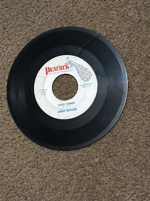 James Booker R&B Bayou Funk 45 Gonzo bw Cool Turkey on Peacock Foto 1 de 2
