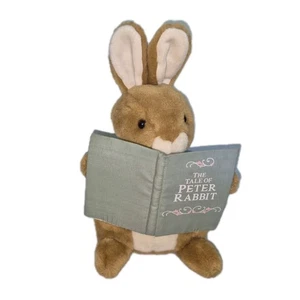 Eden Beatrix Potter Storytelling PETER RABBIT Brown 12in Soft Plush Blue Jacket - Picture 1 of 7