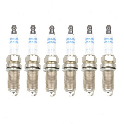 6 bujías Bosch doble platino para 2001-2003 Infiniti QX4 3,5 L V6 kq Foto 1 de 4