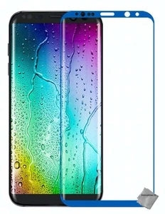 Film protection verre trempe incurve integral Samsung G950F Galaxy S8 - BLEU - Photo 1 sur 1