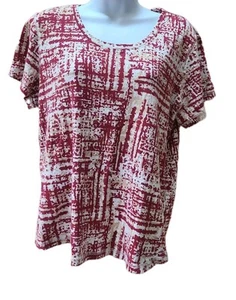 Christopher & Banks Damen XL Oberteil Kurzarm Pullover Baumwolle Multi Tee-Shirt - Bild 1 von 13