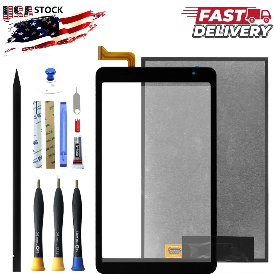 Digitalizador Pantalla Táctil Pantalla LCD de 8" para Tablet BLU M8L 2021/2022 Stock EE. UU. Foto 1 de 4
