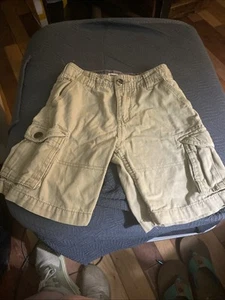 OshKosh B'Gosh Boys Khaki Cargo Shorts Size 6 - Picture 1 of 5