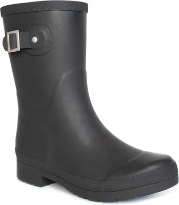 Bota de lluvia Chooka para mujer impermeable sólida de media altura  Foto 1 de 4