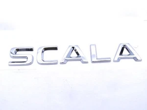 Genuine New SKODA SCALA REAR BADGE Boot Emblem Logo For 2020+ 6578536872ZZ - Picture 1 of 2