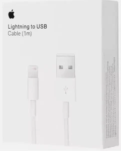 ORIGINAL GENUINE Apple iPhone 14 13 12 11 Charger Lightning To USB-A Cable - 1M - Picture 1 of 2