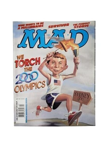 MAD Magazine #398 Ottobre 2000 Olimpiadi Sopravvissuto Tempesta Perfetto Milionario - Foto 1 di 3