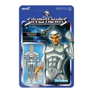 Super7 - SilverHawks - Quicksilver Reaction Retro Action Figure Vac Metal VTG - Picture 1 of 9