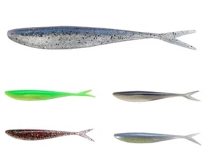Lunker Freaky Fish 5.5" 140mm 8 Stück Gummifish Köder FARBEN - Bild 1 von 9