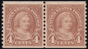US Scott #601  Line Pair, VF, Mint, OG, Never Hinged, SCV $55. - Picture 1 of 1