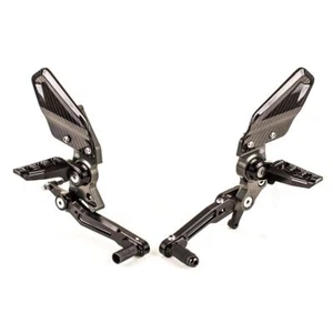 Gilles RCT10GT Adjustable Rearset Kit Black & Grey INDIAN FTR 1200 2019 - 2021 - Picture 1 of 4