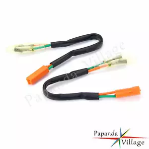 2 X Adattatori Spina Filo Frecce Segnale Girare Imbracatura Per Honda CBR 900RR - Foto 1 di 6