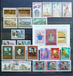 Liechtenstein Año 1985 Minr. 866-892 Perfecto Estado Nuevas No / Juegos - Imagen 1 de 10